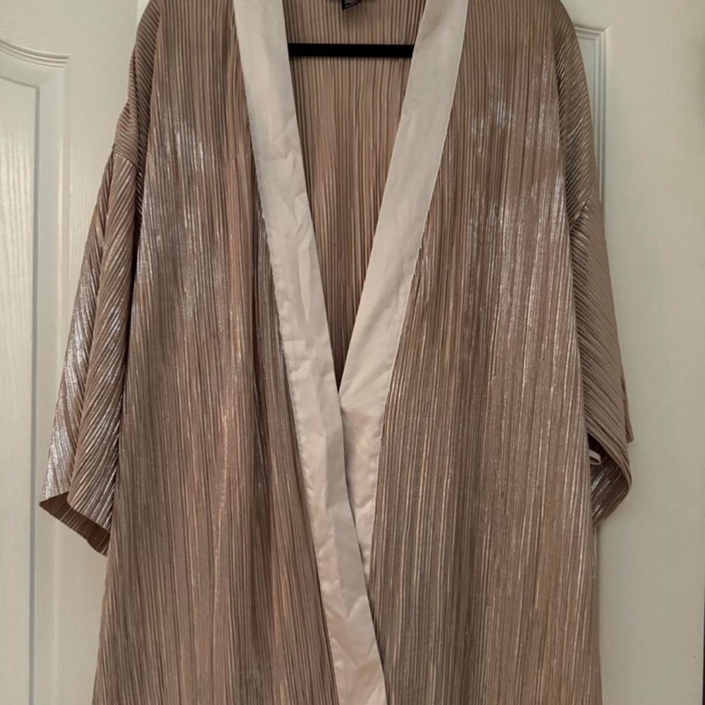 Victoria's Secret Shimmering Tan Robe